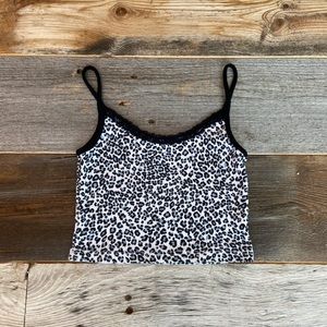 Brandy Melville blue cheetah Skylar tank!